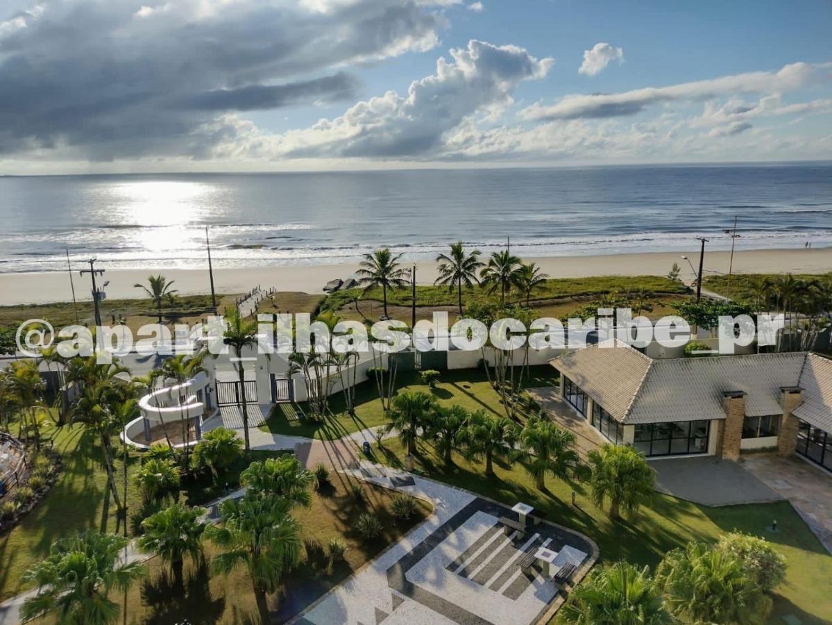 Apto Cond Ilhas Do Caribe - Pr - Beira Mar Matinhos Exterior photo