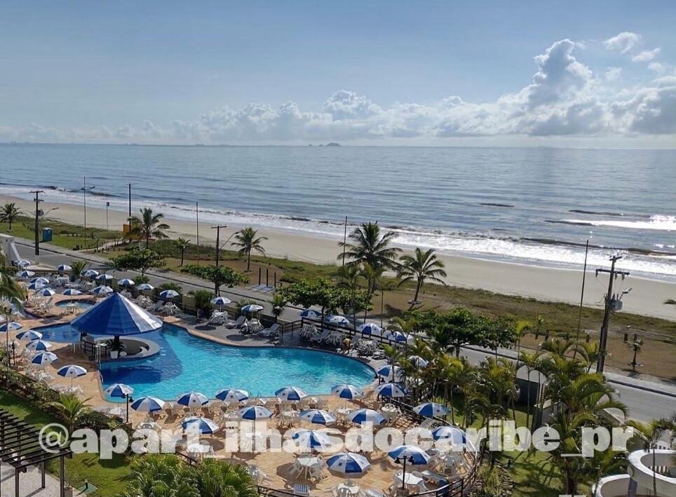 Apto Cond Ilhas Do Caribe - Pr - Beira Mar Matinhos Exterior photo