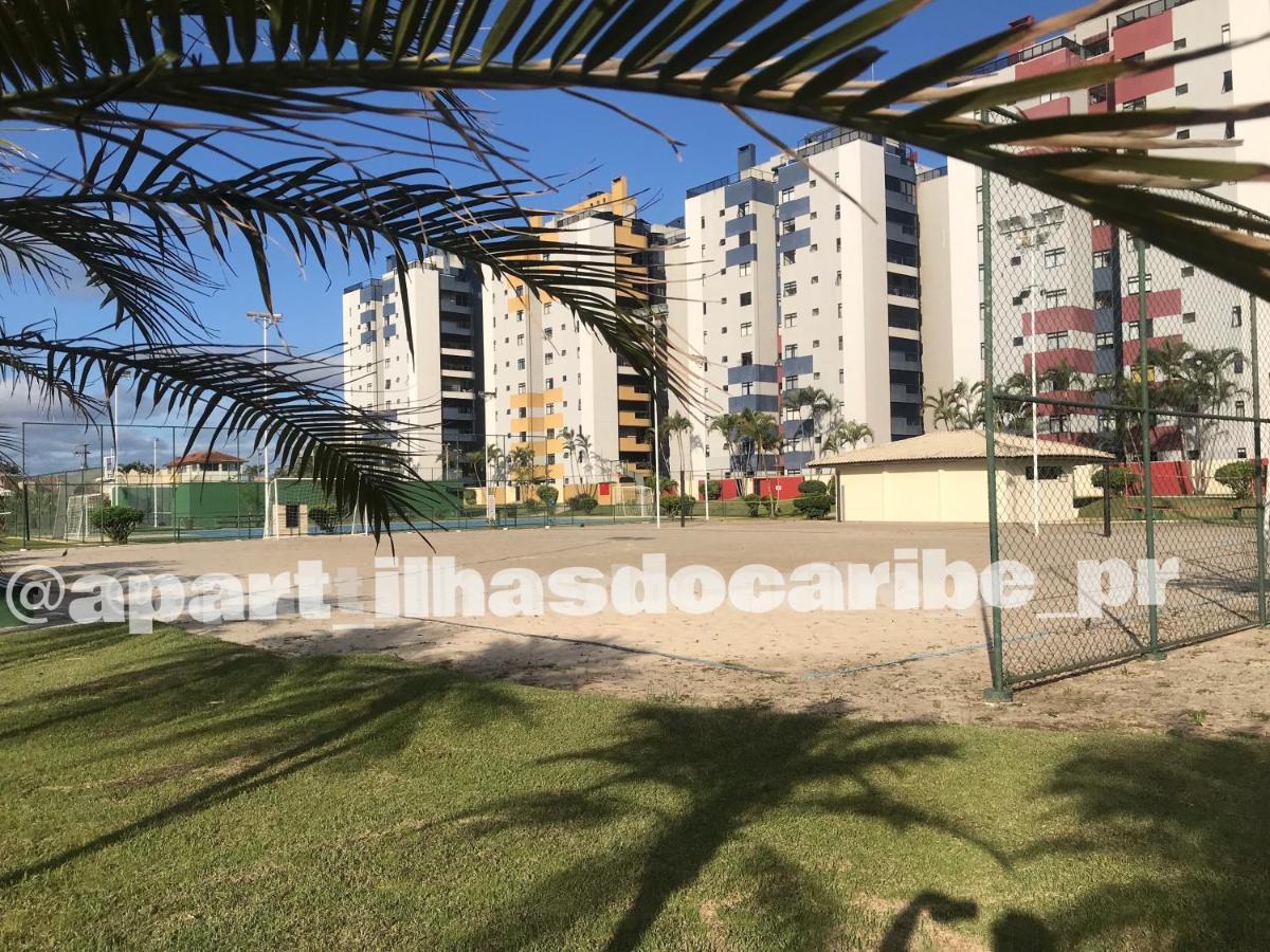 Apto Cond Ilhas Do Caribe - Pr - Beira Mar Matinhos Exterior photo