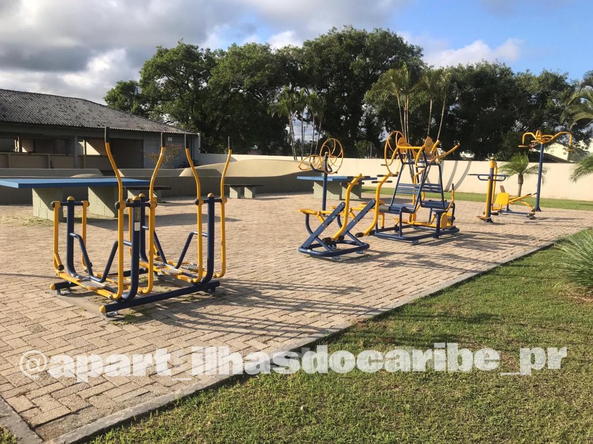 Apto Cond Ilhas Do Caribe - Pr - Beira Mar Matinhos Exterior photo
