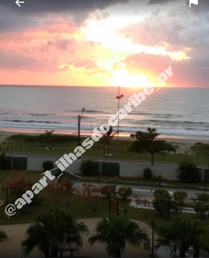 Apto Cond Ilhas Do Caribe - Pr - Beira Mar Matinhos Exterior photo