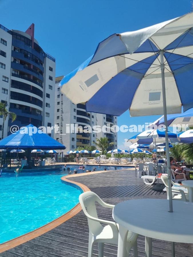 Apto Cond Ilhas Do Caribe - Pr - Beira Mar Matinhos Exterior photo