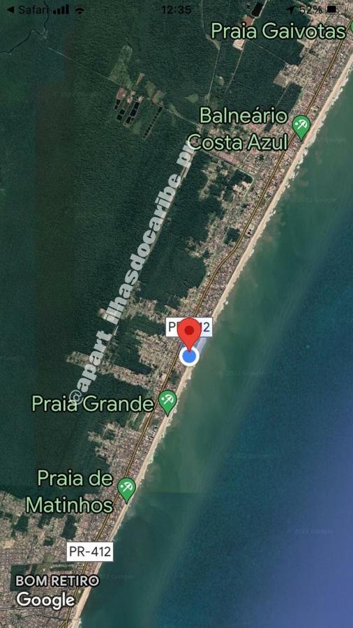 Apto Cond Ilhas Do Caribe - Pr - Beira Mar Matinhos Exterior photo