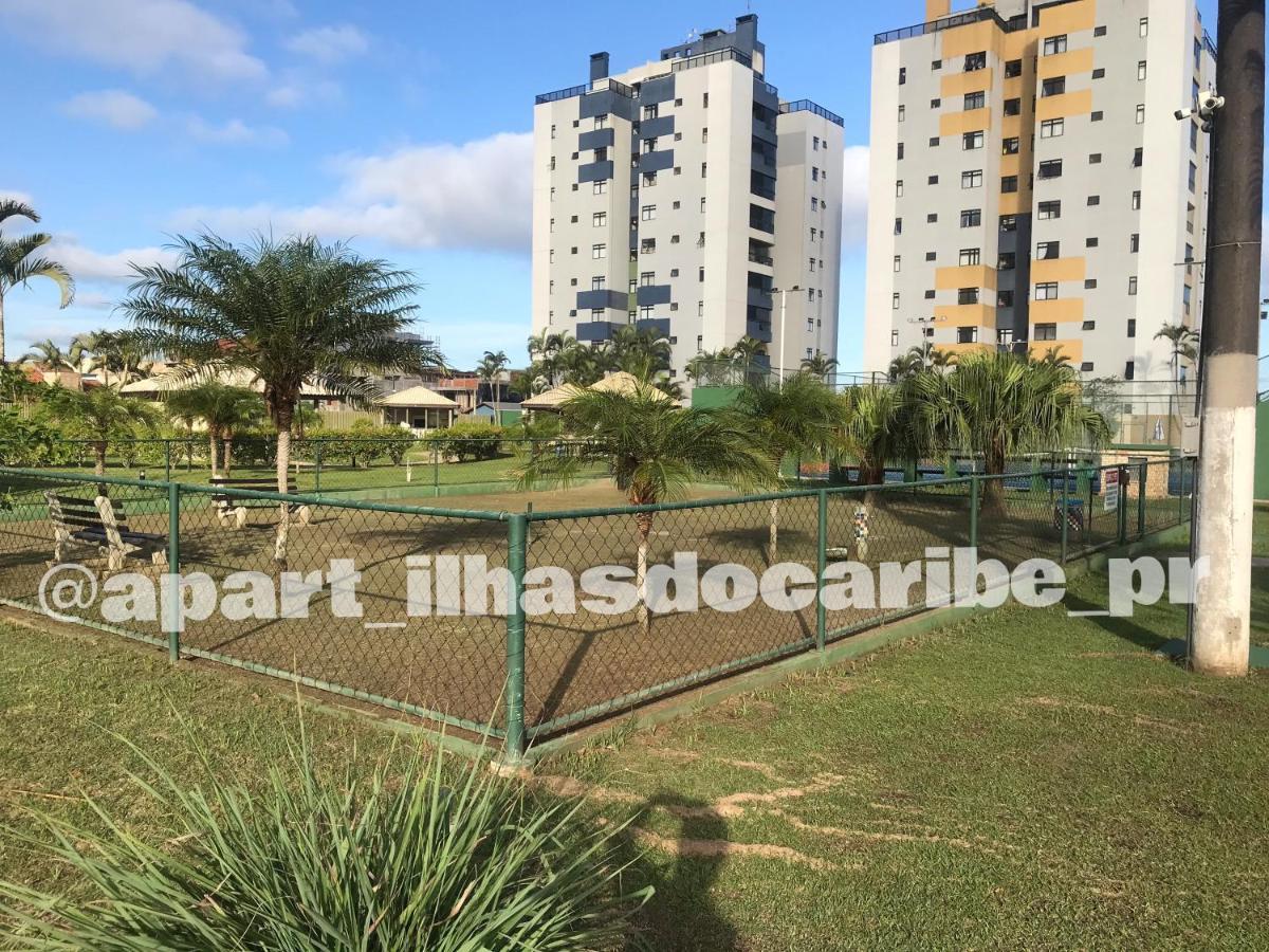 Apto Cond Ilhas Do Caribe - Pr - Beira Mar Matinhos Exterior photo