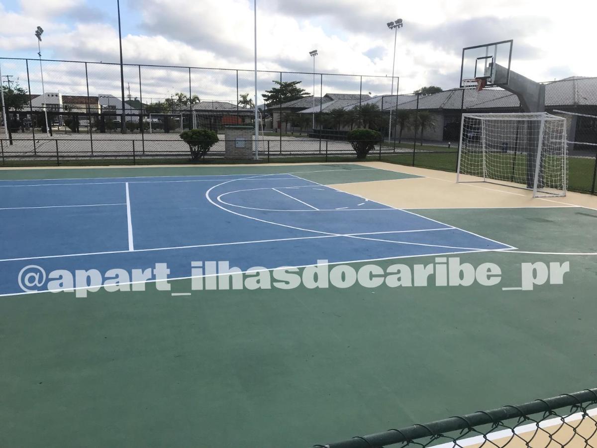 Apto Cond Ilhas Do Caribe - Pr - Beira Mar Matinhos Exterior photo