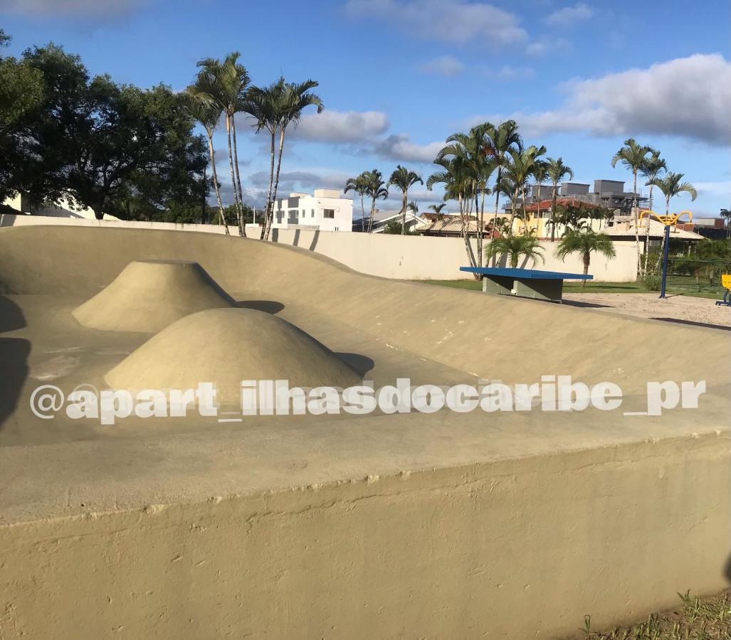 Apto Cond Ilhas Do Caribe - Pr - Beira Mar Matinhos Exterior photo