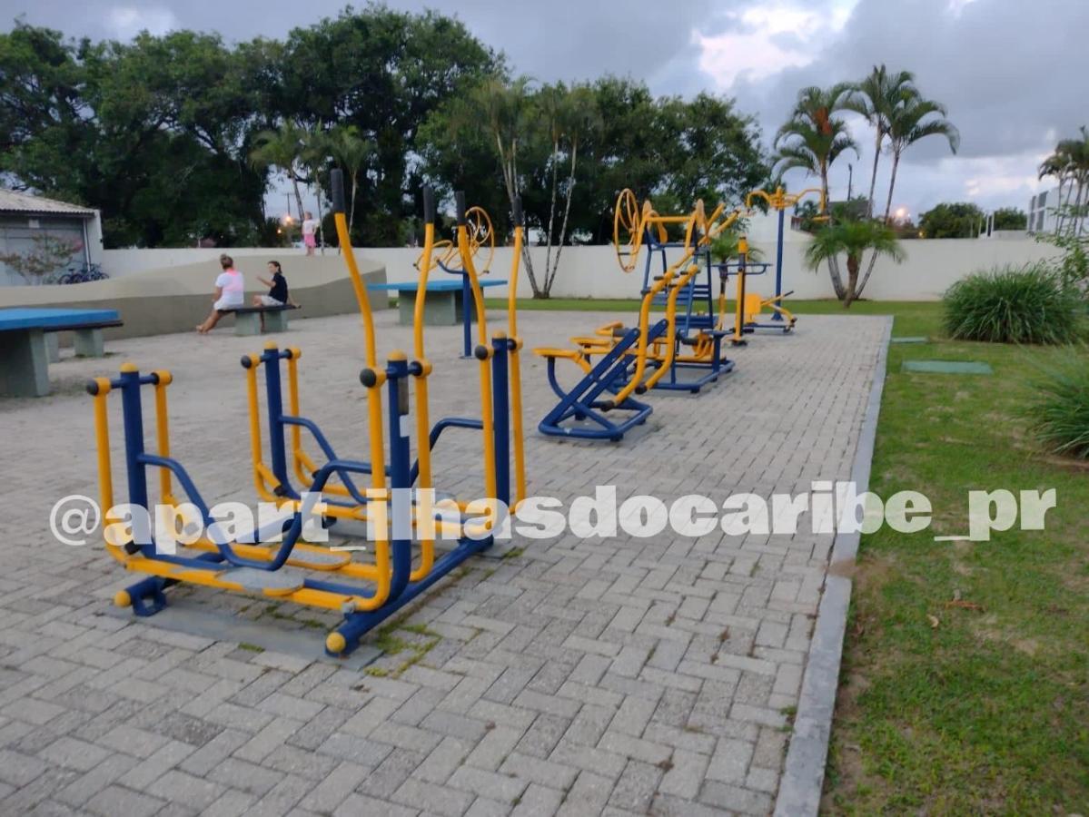 Apto Cond Ilhas Do Caribe - Pr - Beira Mar Matinhos Exterior photo