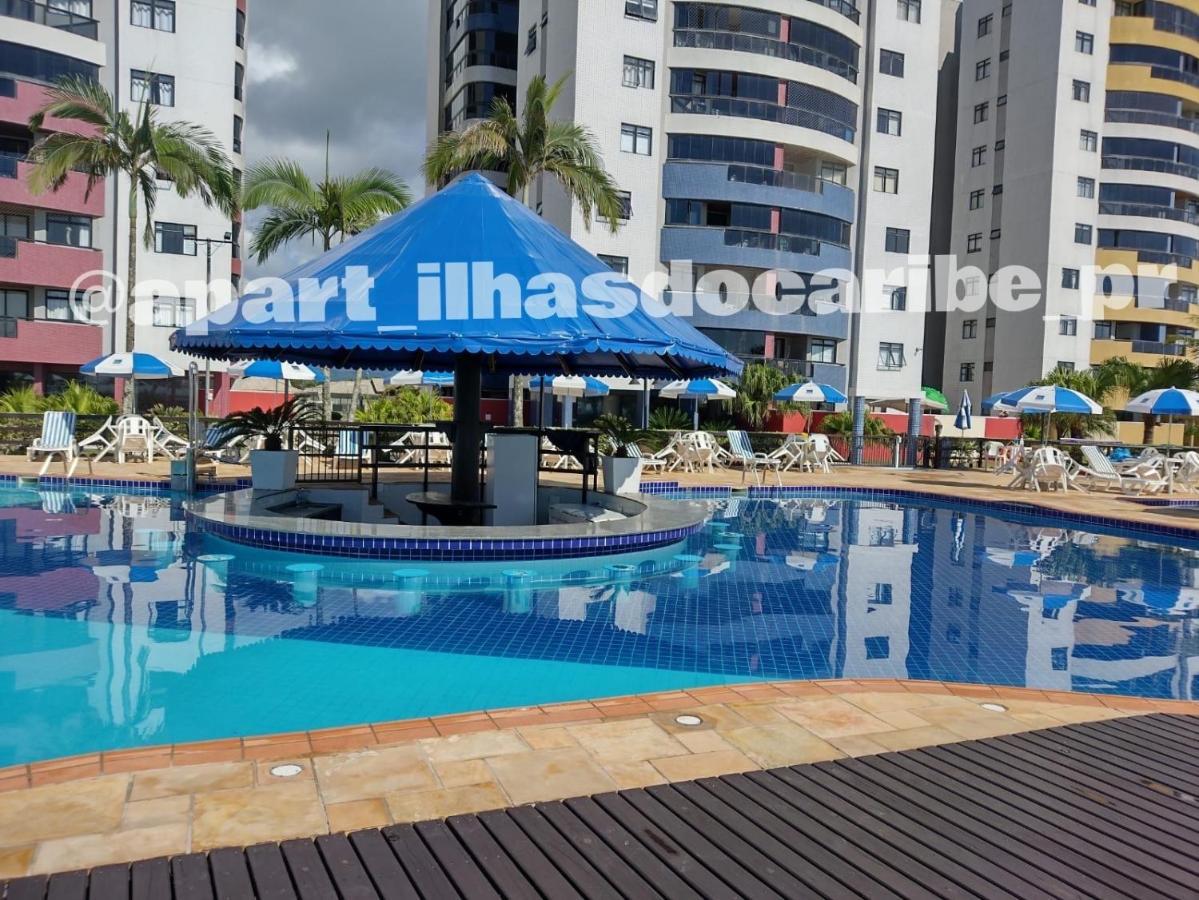 Apto Cond Ilhas Do Caribe - Pr - Beira Mar Matinhos Exterior photo