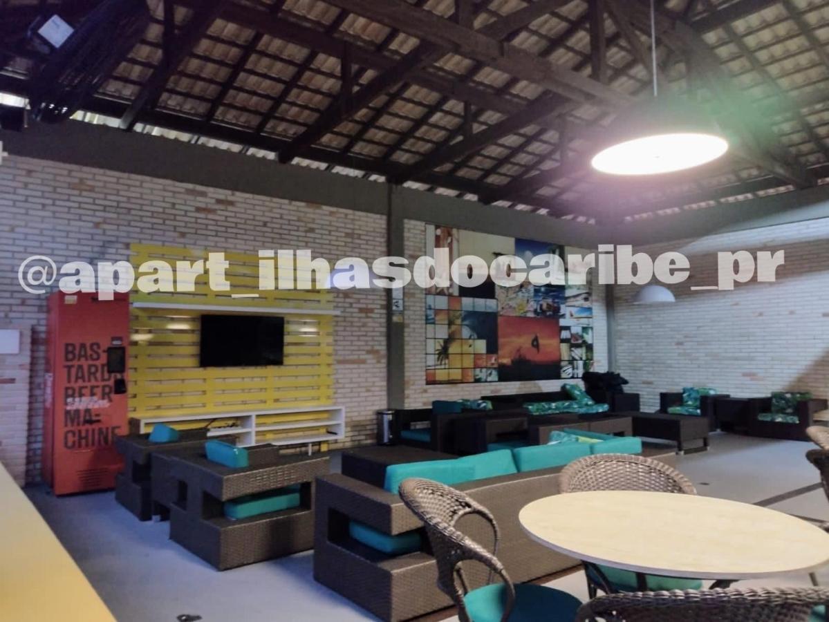 Apto Cond Ilhas Do Caribe - Pr - Beira Mar Matinhos Exterior photo