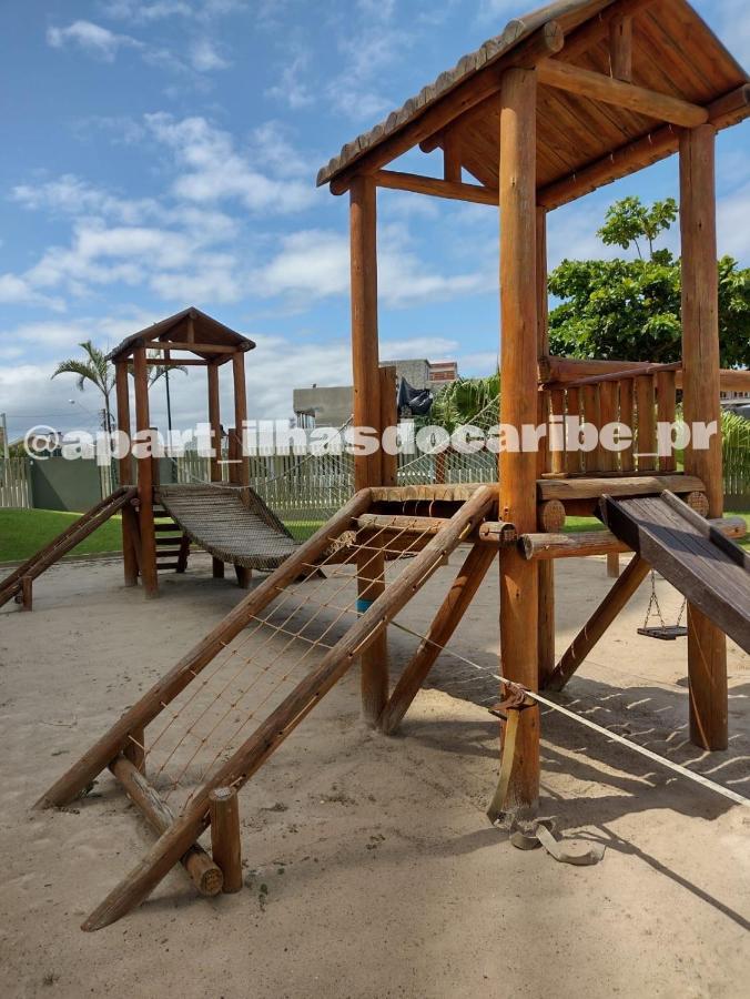 Apto Cond Ilhas Do Caribe - Pr - Beira Mar Matinhos Exterior photo